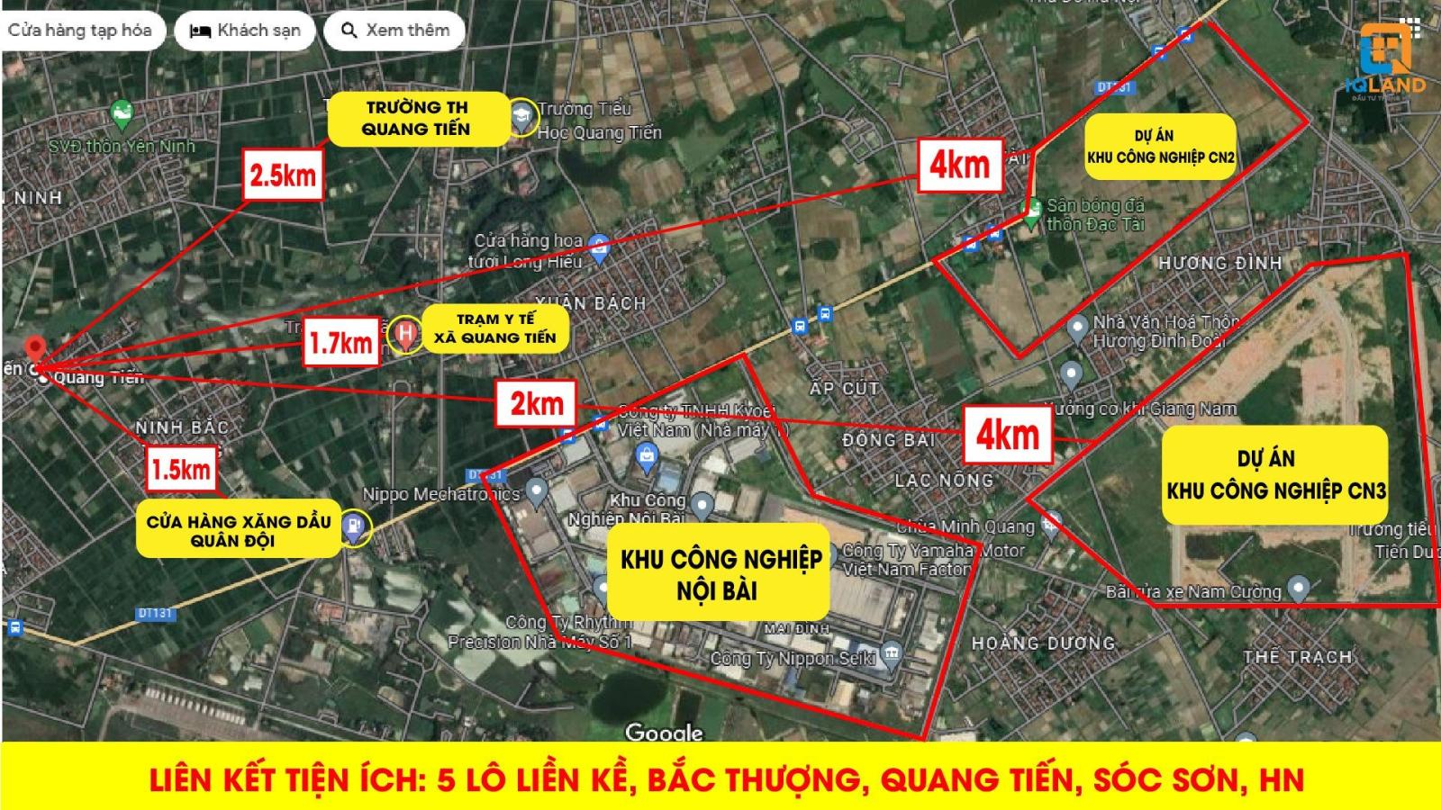Bán đất Sân Bay, KCN Nội Bài – Sóc Sơn, giá chỉ nhỉnh 600tr đường ô tô đánh võng. Lh 0981568317 14022796
