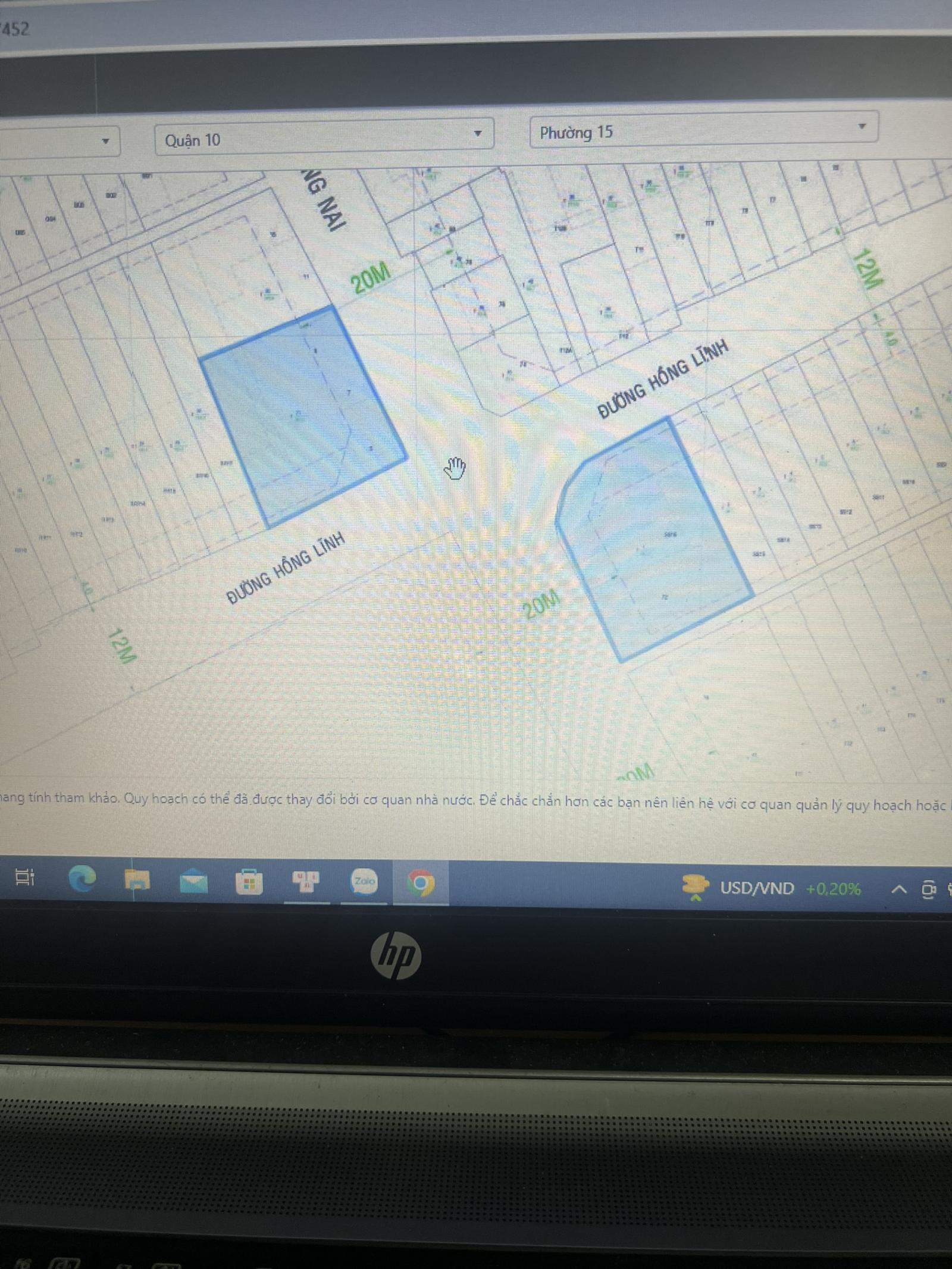 Chính chủ bán NHÀ ss16 : 2 mặt tiền đường Đồng Nai và Hồng Lĩnh ngang 17m* dài 23m 14023000