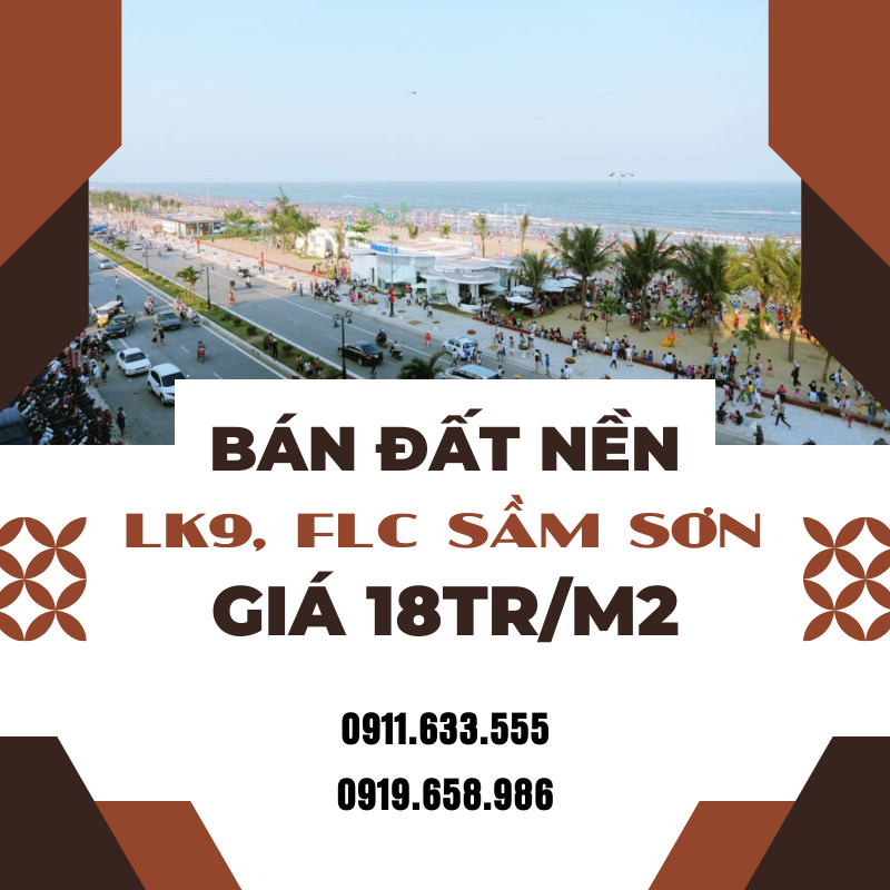 Bán Đất FLC Sầm Sơn LK9 - Lô Đất Đẹp, Vị Trí Lý Tưởng 14043466