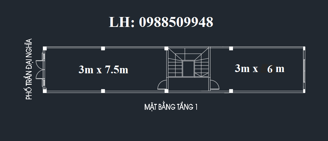 CHO THUÊ TẦNG 1 MẶT PHỐ TRẦN ĐẠI NGHĨA, PH. BÁCH KHOA, Q. HAI BÀ TRƯNG, HÀ NỘI (50M2) 14048053