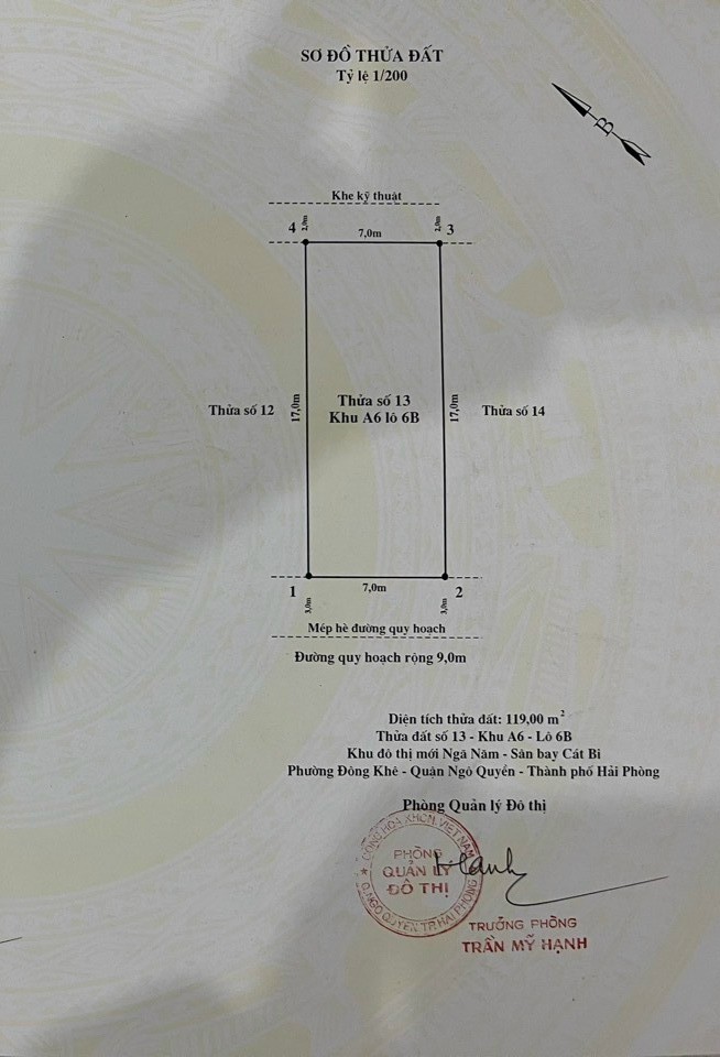 Bán 2 lô đất 119M ngang 7  liền kề tuyến 2 Lê Hồng Phong ngay Phượng Chi Ngô Quyền 14065216