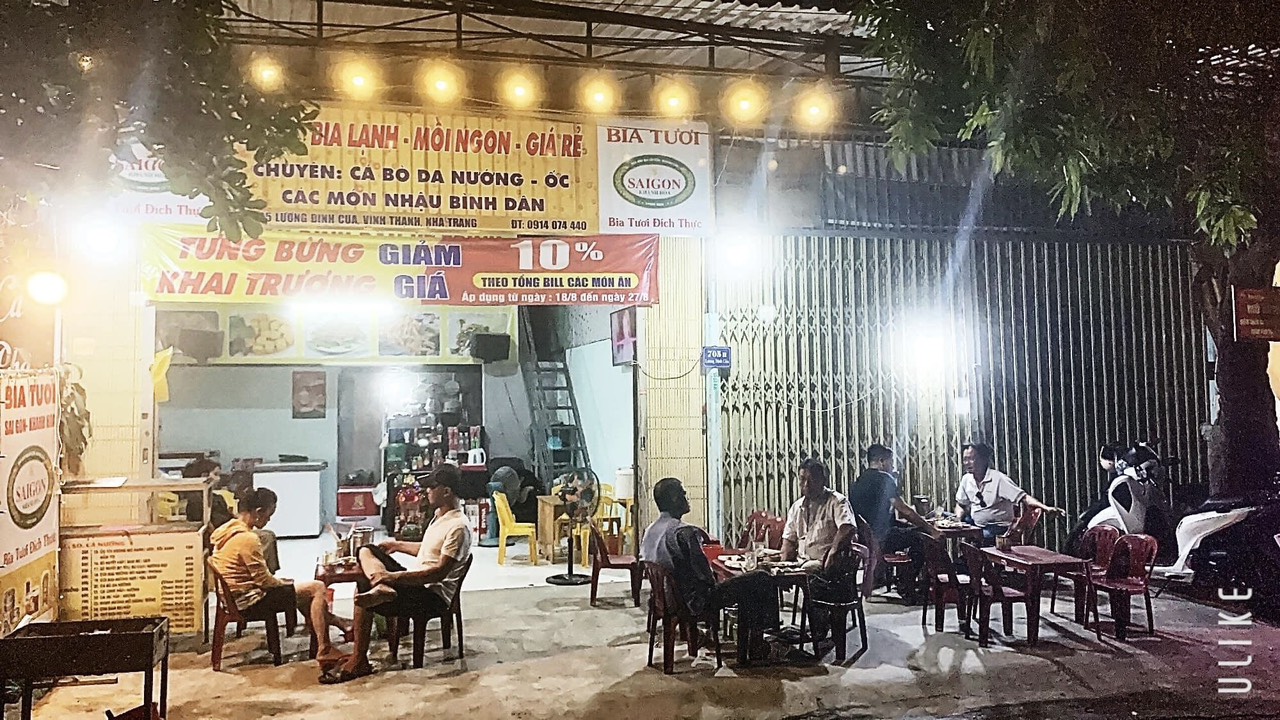 SANG NHƯỢNG QUÁN NHẬU-ĂN UỐNG NẰM MẶT TIỀN ĐƯỜNG LƯƠNG ĐÌNH CỦA,VĨNH THẠNH,NHA TRANG 14074935