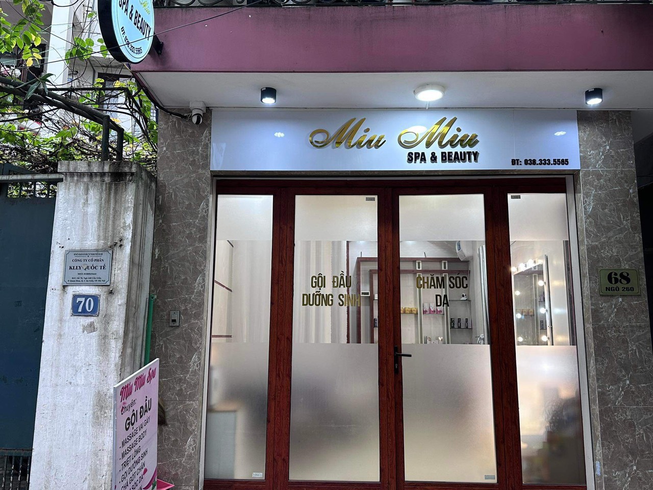 SANG NHƯỢNG spa GIÁ RẺ do mình ở xa không quản lí được hết Đc: 68/260 Cầu Giấy 14077529