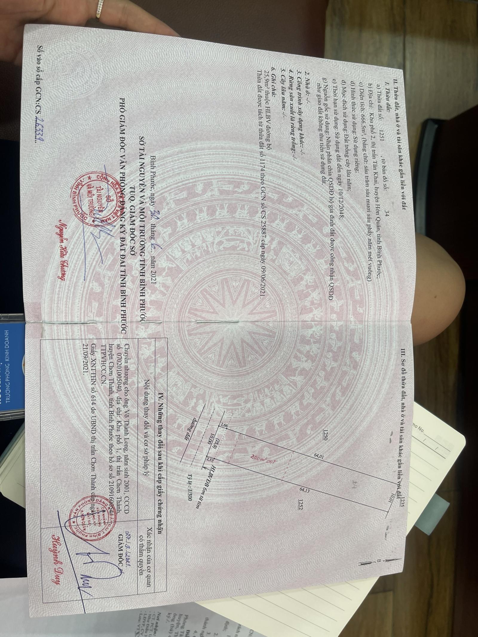 Ngộp nặng cần bán lô đất 2 mặt tiền ngay Thị trấn Tân Khai 14079537