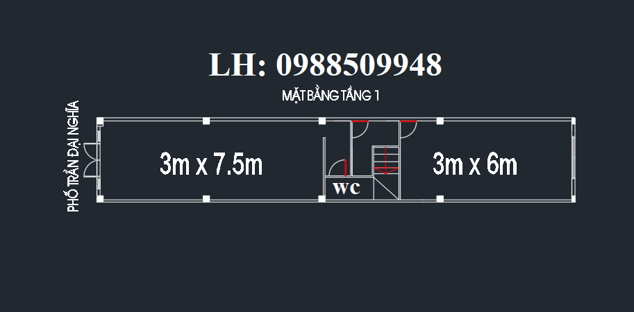 CHO THUÊ TẦNG 1 MẶT PHỐ TRẦN ĐẠI NGHĨA, PH. BÁCH KHOA, Q. HAI BÀ TRƯNG, HÀ NỘI (50M2) 14093275