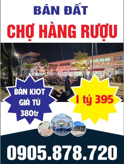  Bán đất kinh doanh và kiot Phố Chợ Hàng Rượu Phường Trương Quang Trọng 14093406