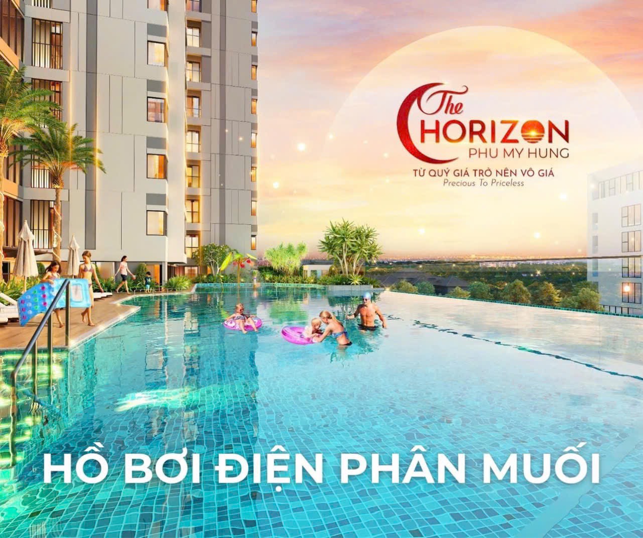 HỒ BƠI NƯỚC MẶN TẠI THE HORIZON PHÚ MỸ HƯNG. THAM QUAN NGAY 0901323786 14119146