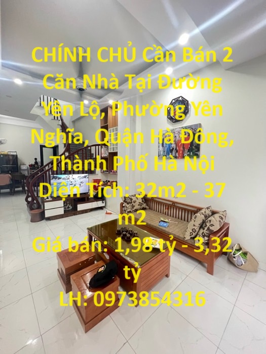 CHÍNH CHỦ Cần Bán 2 Căn Nhà Tại Hà đông,Hà Nội. 14123506
