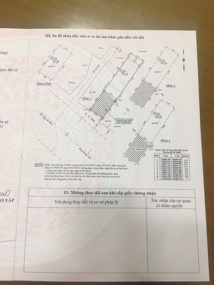 Bán nhà MT Quang Trung, P.8, Gò Vấp: 5,2 x 26= 134m2, giá 18,2 tỷ 14125593