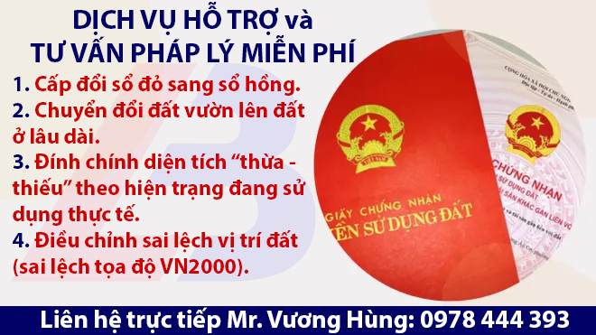 Anh chị có Sổ đỏ sai tên hoặc sai diện tích đất sử dụng cần làm sao 14158853