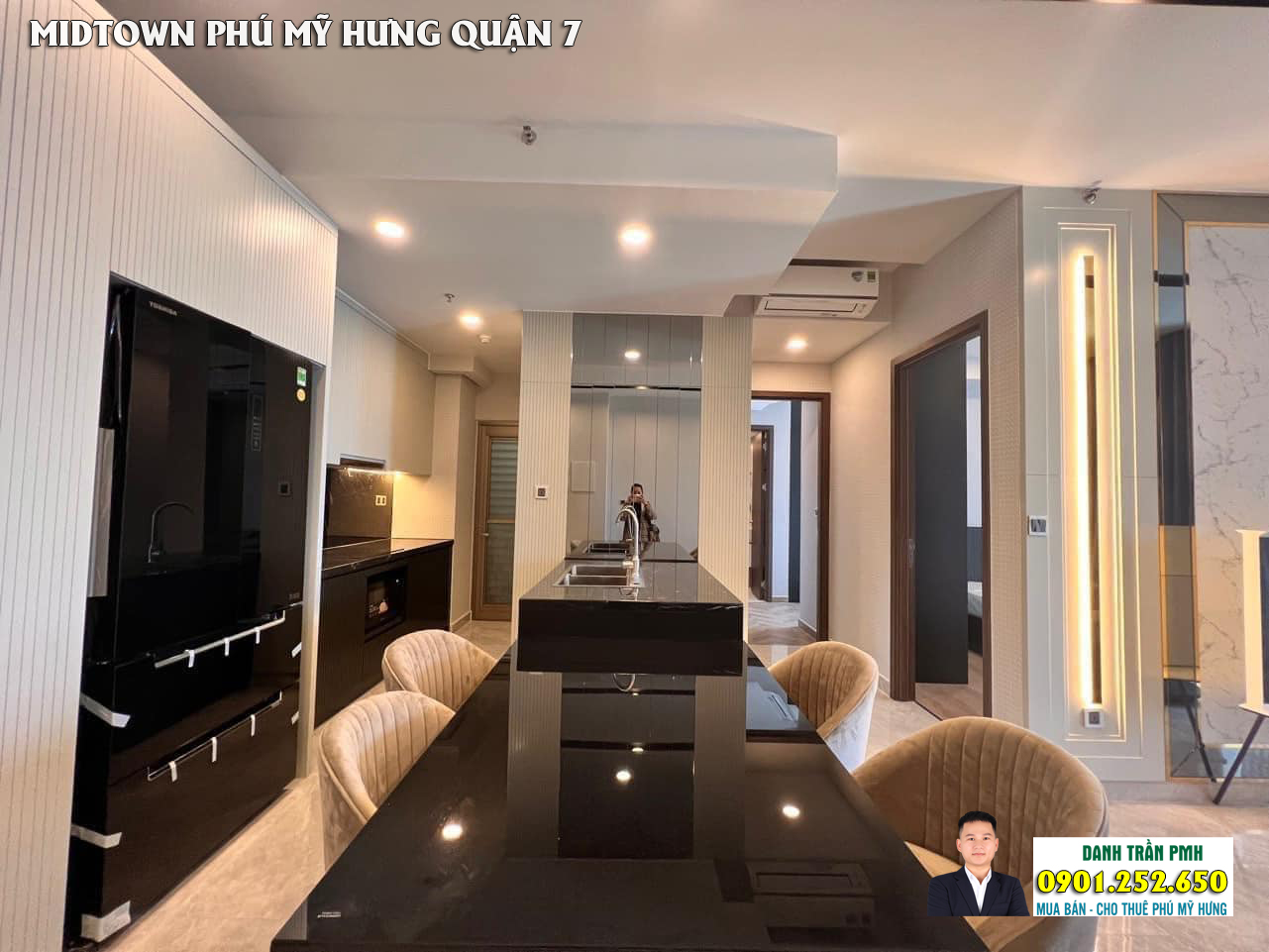 Cho thuê căn hộ 2PN Midtown Phú Mỹ Hưng Quận 7 giá chỉ 20tr/tháng LH 0901252650 Danh Trần PMH 14187497