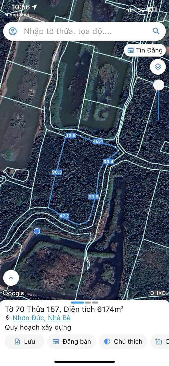 🔥 BÁN ĐẤT LỚN NHƠN ĐỨC – NHÀ BÈ  GẦN ĐH MỞ TP.HCM  VIEW SÔNG  6.174m² 🔥 15975314