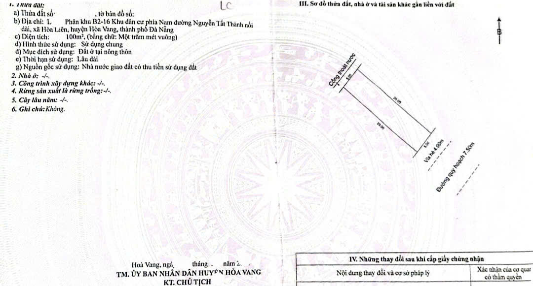 🔴💥Bán đất đường 7,5m TRƯƠNG CÔNG HUẤN – Song song Nguyễn Tất Thành 15975490