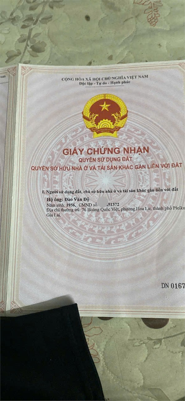 ĐẤT CHÍNH CHỦ - GIÁ TỐT CẦN BÁN NHANH LÔ ĐẤT tại huyện Đăk Đoa tỉnh Gia Lai 15975549
