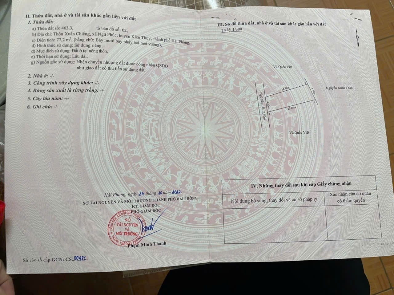 LÔ ĐẤT XUÂN CHIẾNG – NGŨ PHÚC – Ô TÔ TẬN ĐẤT – GIÁ 8XX TRIỆU  ZALO 0567 222 555 15975757