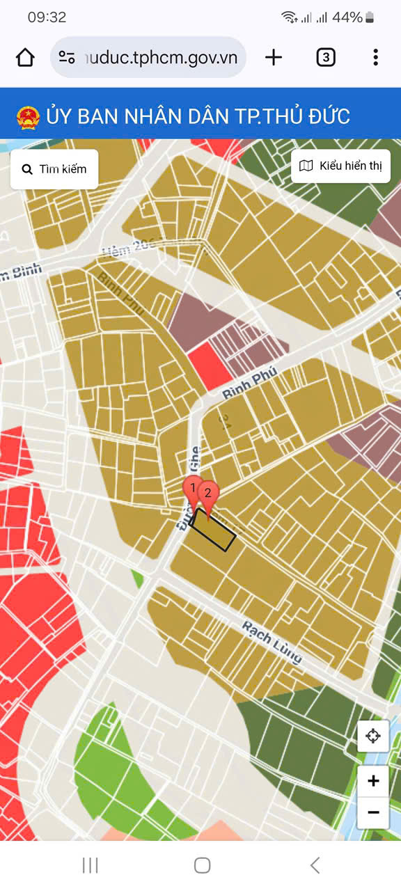 Bán Lô Đất Mặt Tiền Hẻm 17 Đường Ụ Ghe, phường Tam Phú, TP Thủ Đức 15975981