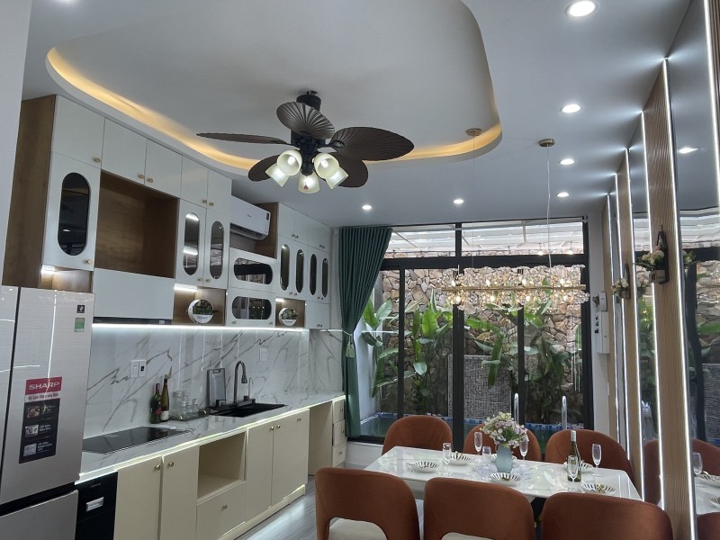 # Kiệt 3m gần Phạm Văn Nghị, 74m2, 3 tầng mới tinh, hiện đại, Hồ bơi, 4PN, 5.xx tỷ 15976036