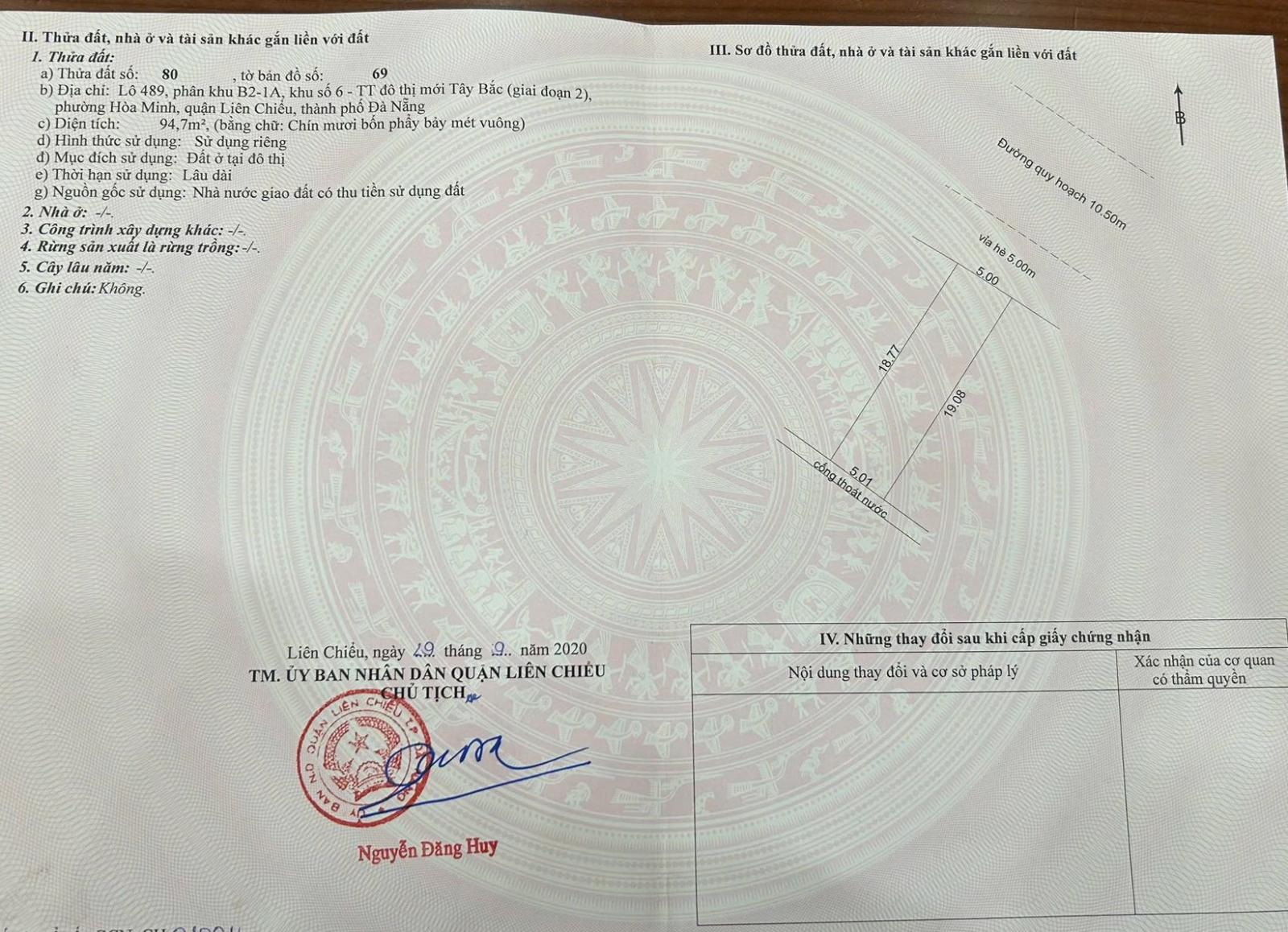 🔴BÁN ĐẤT MẶT TIỀN TRẦN TRIỆU LUẬT – ĐƯỜNG 10,5M-TRỤC ĐƯỜNG KINH DOANH 15976202