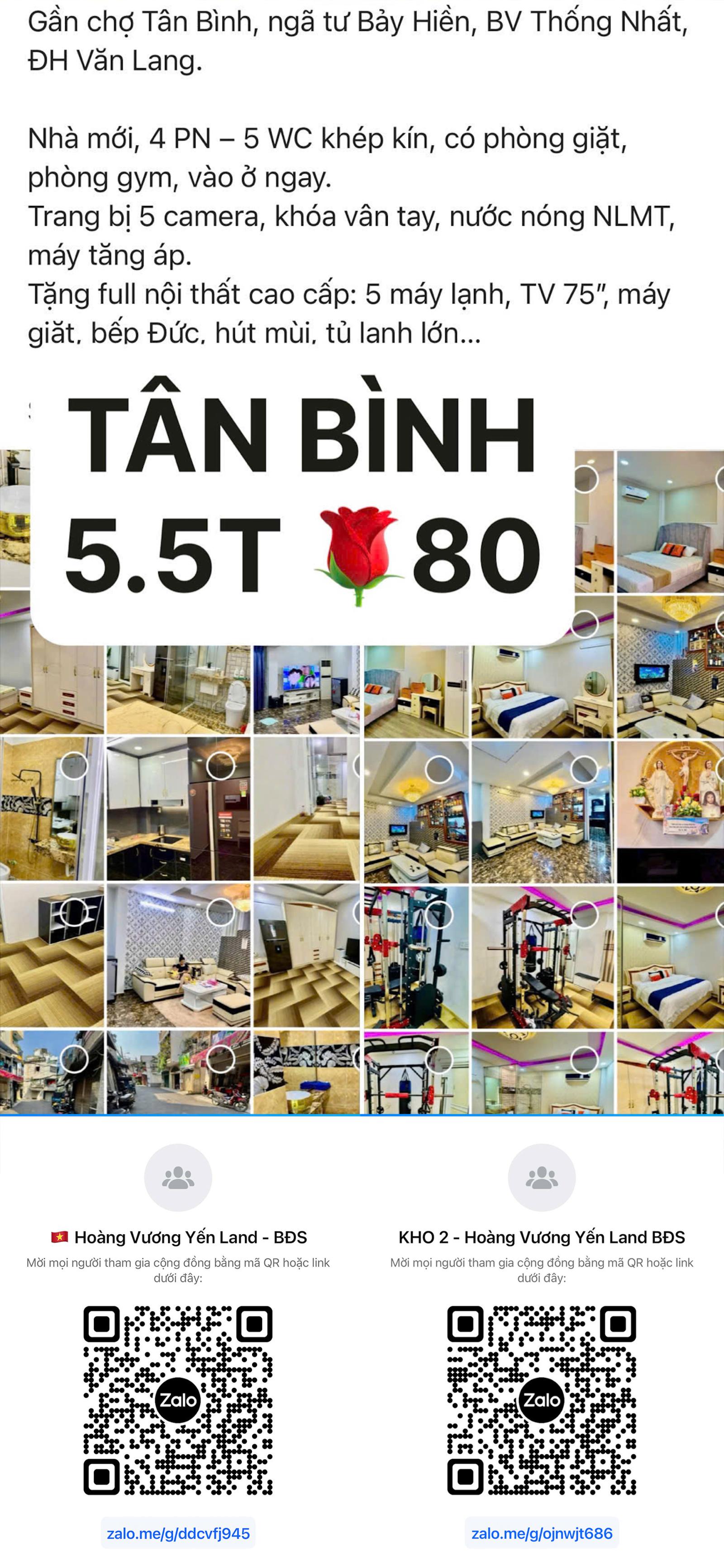 Bán nhà chính chủ Tân Bình đường Ni Sư Huỳnh Liên gần Chợ Tân Bình sát Sân Bay Tân Sơn Nhất 15976207