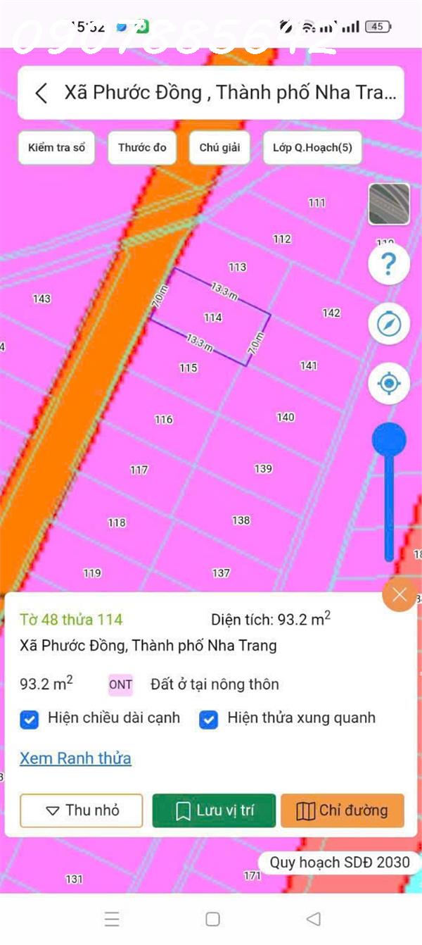 Bán đất ở xã phước đồng nha trang khánh hoà 15976451