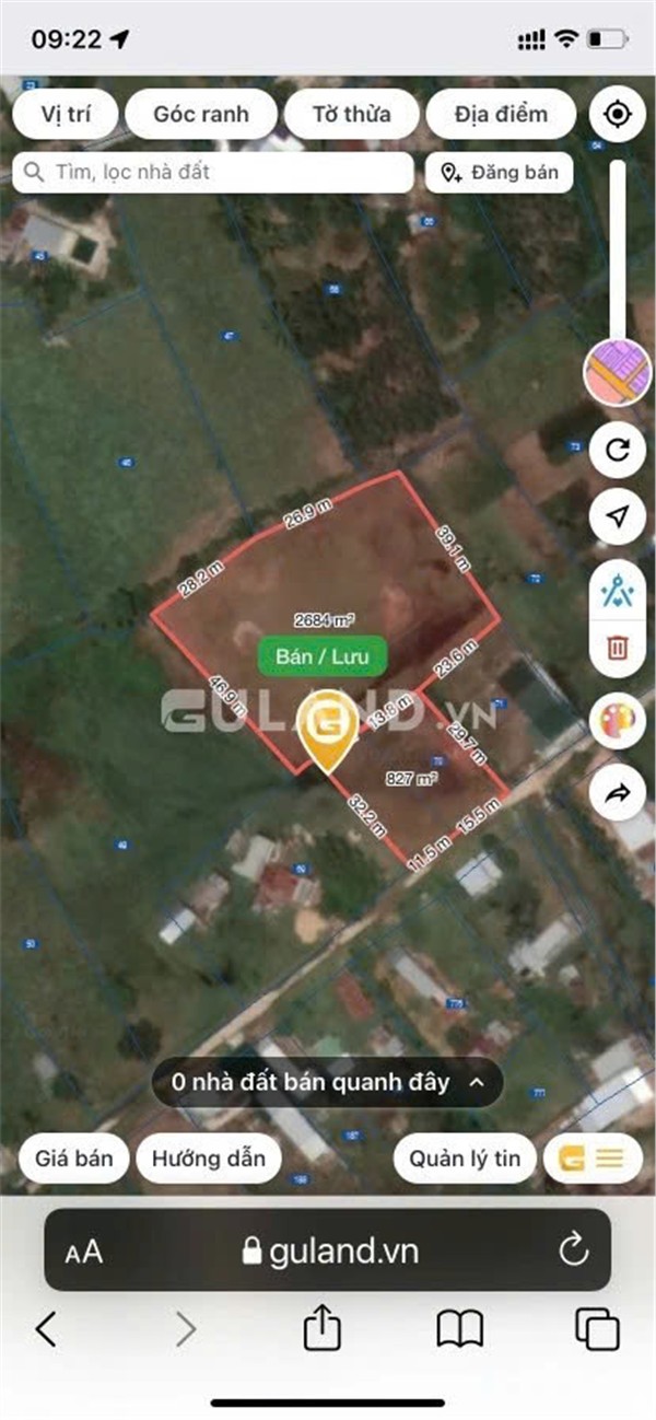 ĐẤT ĐẸP – GIÁ ĐẦU TƯ  - CẦN BÁN LÔ ĐẤT VỊ TRÍ ĐẸP TẠI Xã Cam Phước Tây, Cam Lâm, Khánh Hòa 15976599