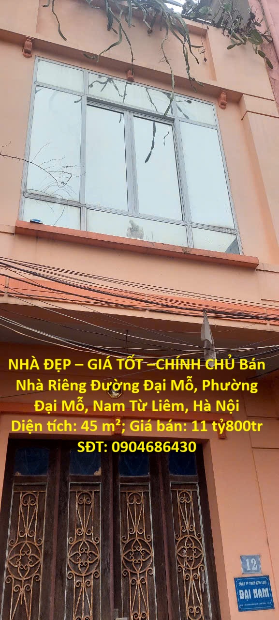 NHÀ ĐẸP – GIÁ TỐT –CHÍNH CHỦ Bán Nhà Riêng Đường Đại Mỗ, Phường Đại Mỗ, Nam Từ Liêm, Hà Nội 15976730