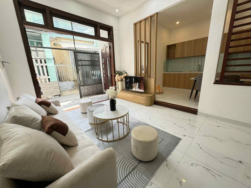 ► 2 mặt thoáng Kiệt thẳng thông Hoàng Diệu, 55m2, 3 tầng đúc, 3PN, sân thượng, 4.x tỵ 15977420