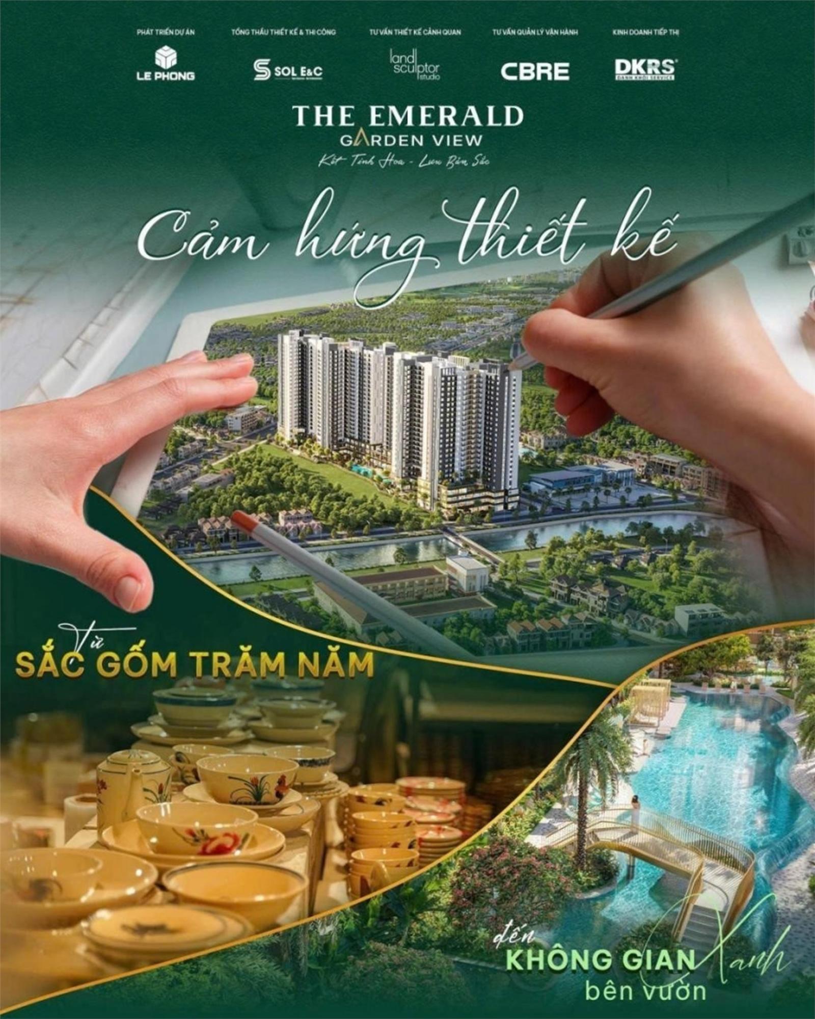 THE EMERALD GARDEN VIEW chỉ 7 triệu tháng sở hữu căn view hồ bơi thoáng mát tại Bình Dương 15977455