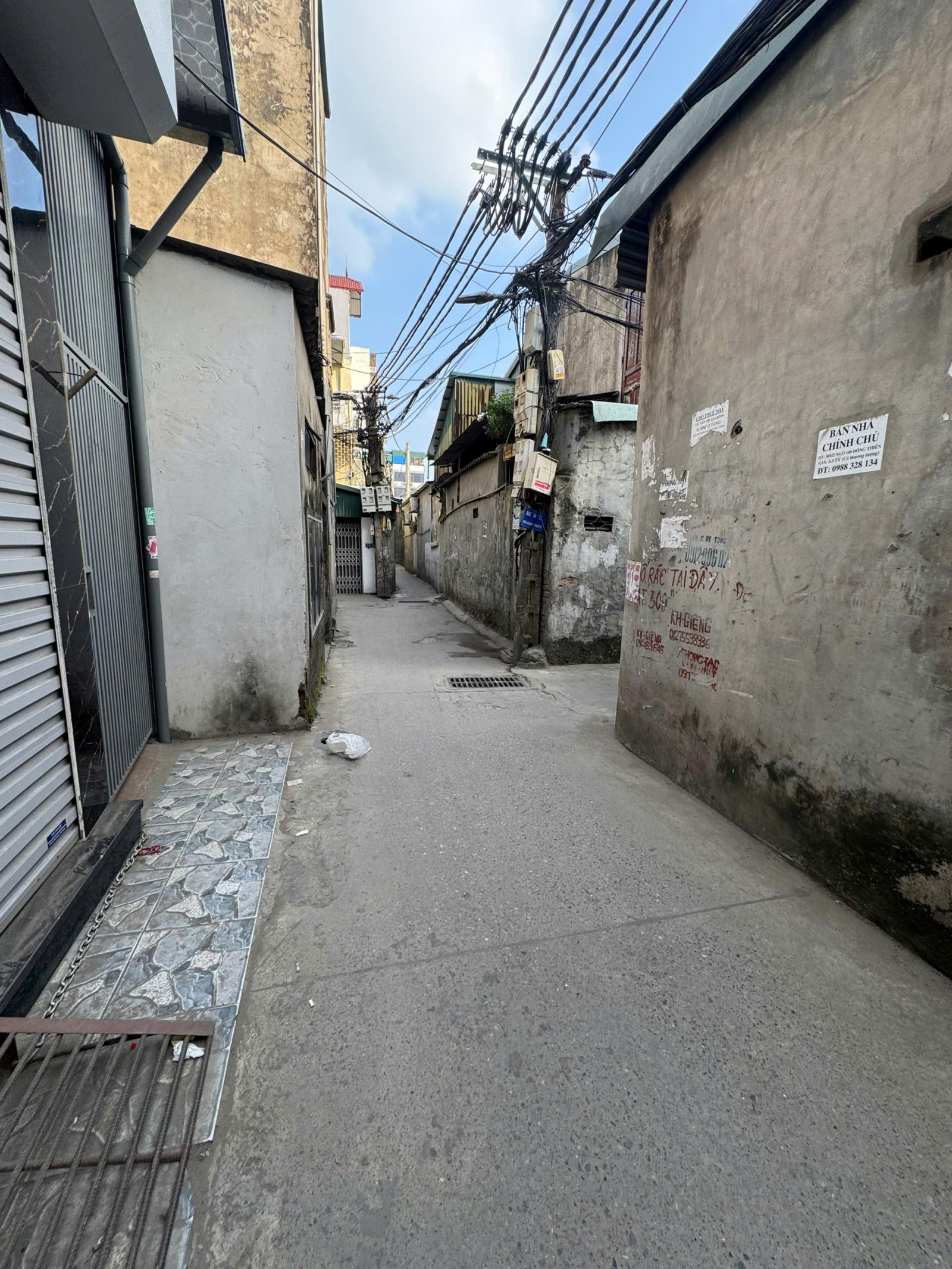 Bán nhà ngõ Đông Thiên, Vĩnh Hưng, Hoàng Mai, HN - 33m2, SĐ, nhỉnh 7 tỷ - 0911666522 15977546