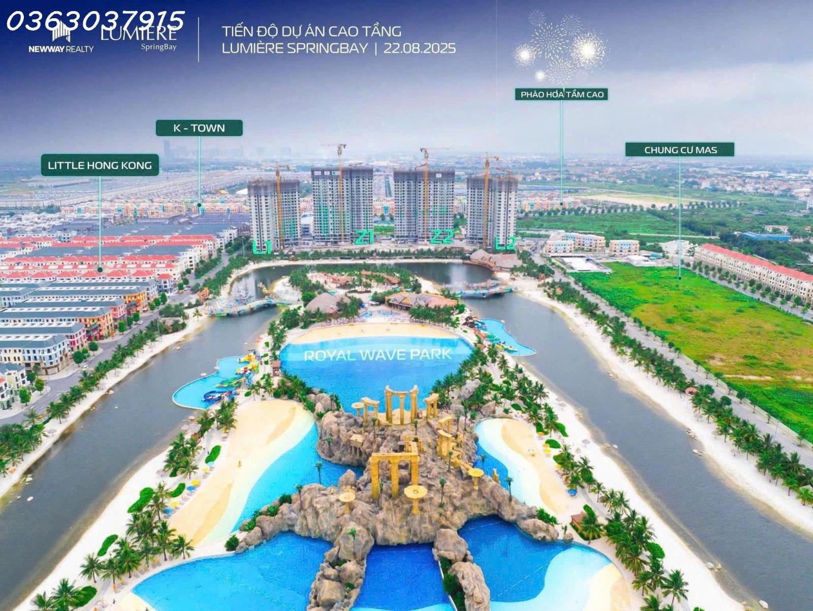 Căn hộ 2PN , 2WC tại LUMIERE SPRINGBAY CAO CẤP MASTERI - Vinhomes Ocean Park 2 15977574