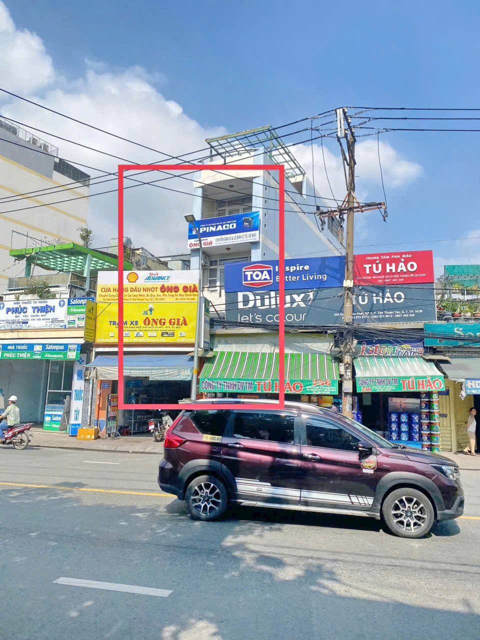 GIÁ RẺ NHẤT TRỤC HUỲNH TẤN PHÁT, QUẬN 7 - NHÀ MẶT TIỀN - CÓ DÒNG TIỀN 28TR/THÁNG - 13,5 TỶ 15977711