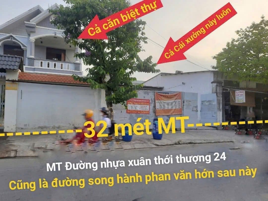 Bán nhà mặt tiền 32x44m giá 50 tỷ Đường Xuân Thới Thượng 24 15977743