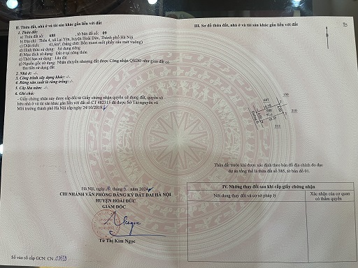 BÁN ĐẤT THỔ CƯ – ĐỒNG ỐC, LẠI YÊN – VỊ TRÍ ĐẸP, Ô TÔ VÀO NHÀ 15977777