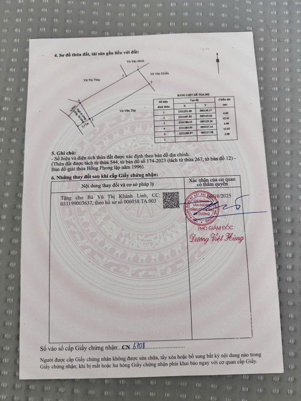 ĐẤT CHÍNH CHỦ - GIÁ TỐT TDP Hà Đỗ 2, Phường Hồng Phong, Quận An Dương, TP Hải Phòng 15977798