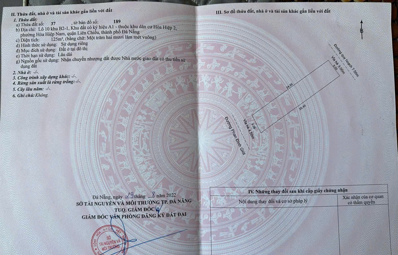 🔴💥Bán đất MT đường PHAN ĐÌNH GIÓT gần chợ NAM Ô 15977845