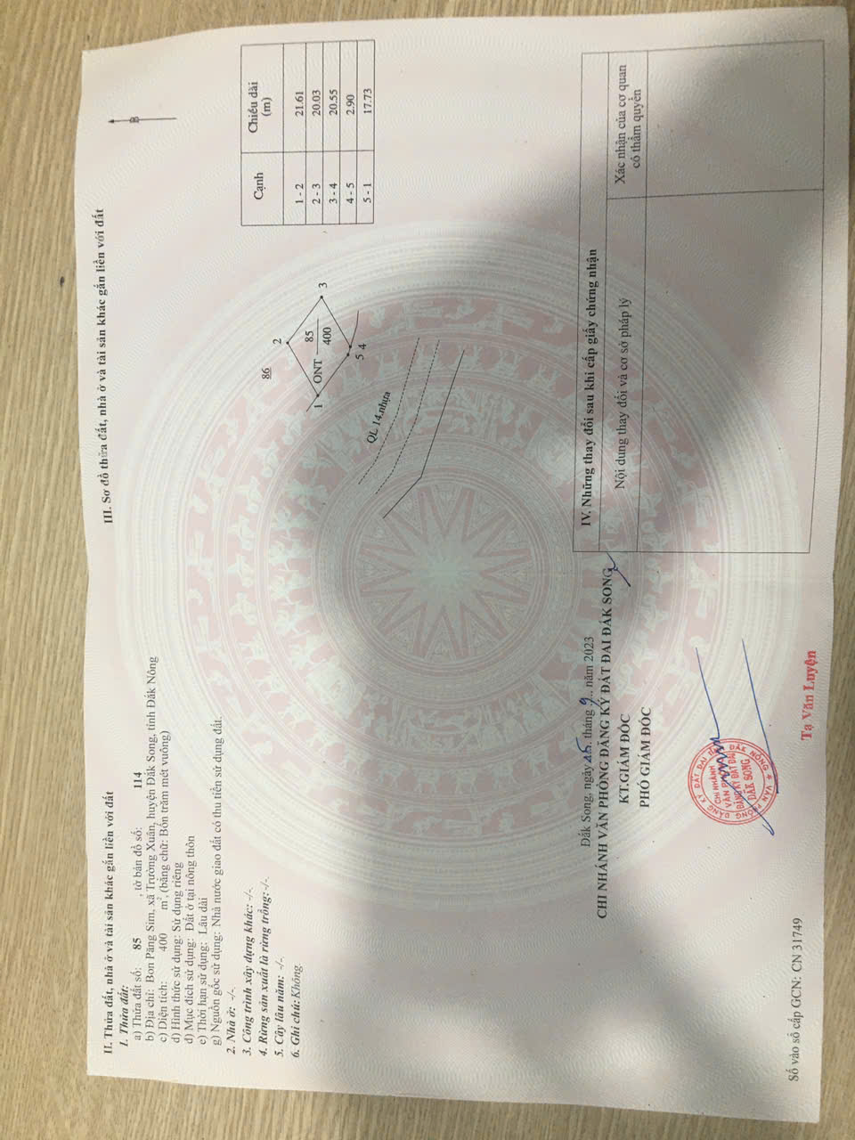 Bán đất giá chỉ 180tr/1 m ngang - đc cũ Bon Păng Sim, xã Trường Xuân, Huyện Đăk Song, tỉnh Đăk Nông 15977996