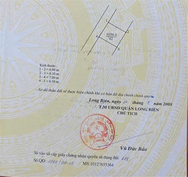 Bán lô hoa hậu mai phúc, phúc đồng, long biên mặt tiền kinh doanh 15978018