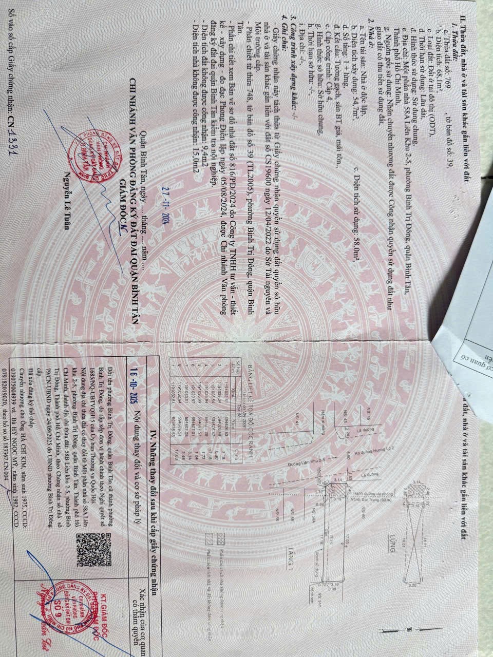 Đất Đẹp - Giá Tốt Bán nhanh Lô Đất Chính Chủ Tại Phường Bình Trị Đông, Bình Tân, HCM 15978271