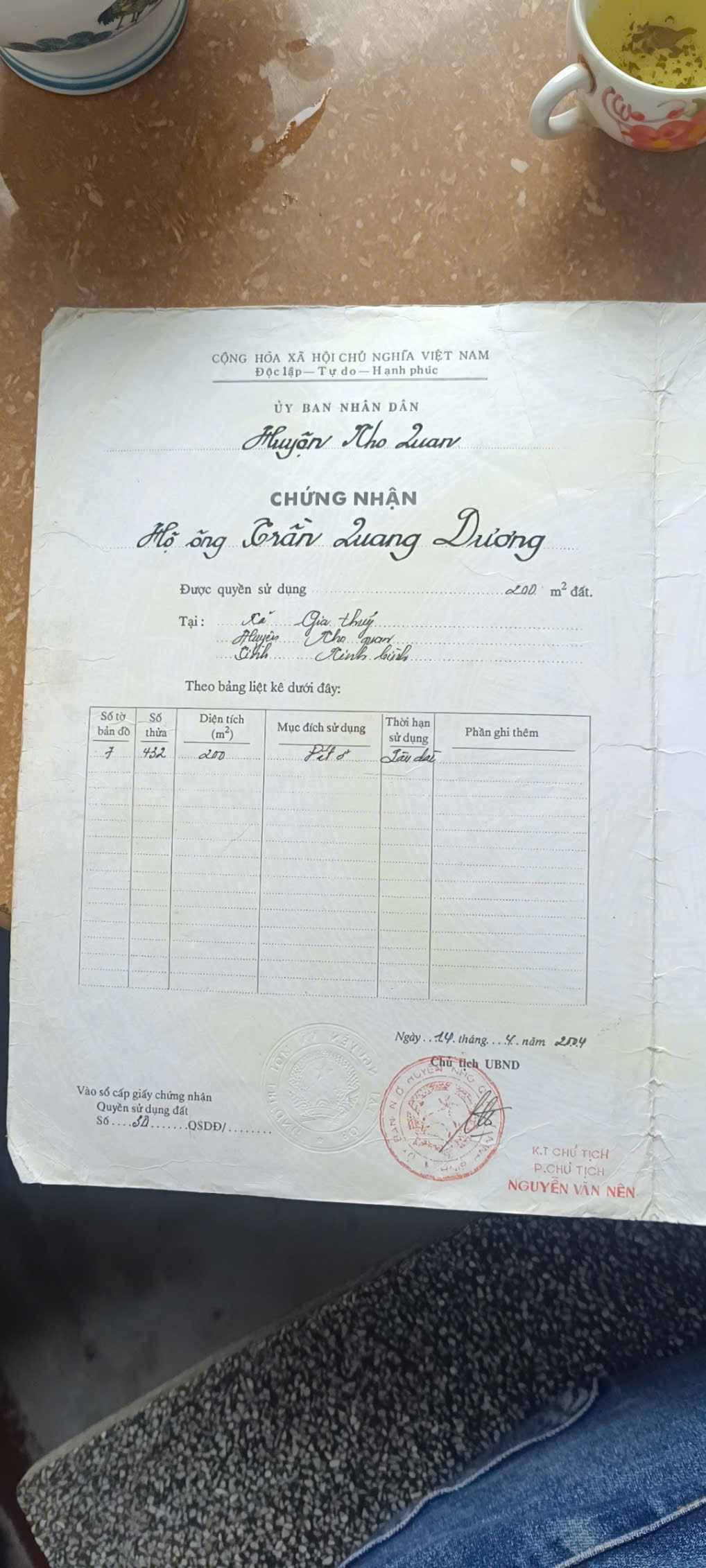 BÁN LÔ ĐẤT ĐẸP - GIÁ TỐT - Vị trí đẹp tại thôn Mai Xá, Gia Thuỷ, Nho Quan, Ninh Bình 15978332