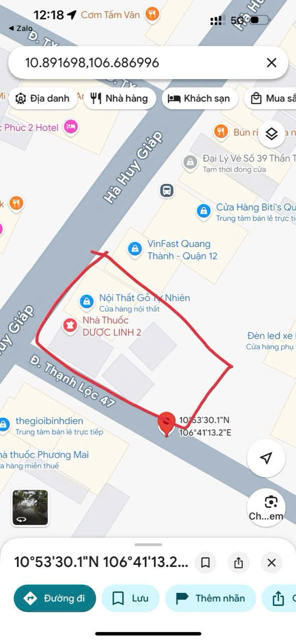 Bán đất sẵn xưởng đang cho thuê tại mặt đường Hà Huy Giáp - Quận 12 - TP. Hồ Chí Minh 15978339
