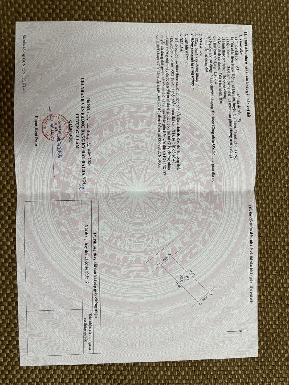 BÁN 36 M2 ĐẤT MẶT ĐƯỜNG KINH DOANH NGỌC ĐỘNG – BÁT TRÀNG (GIA LÂM) GIÁ 5.8 TỶ 15978363