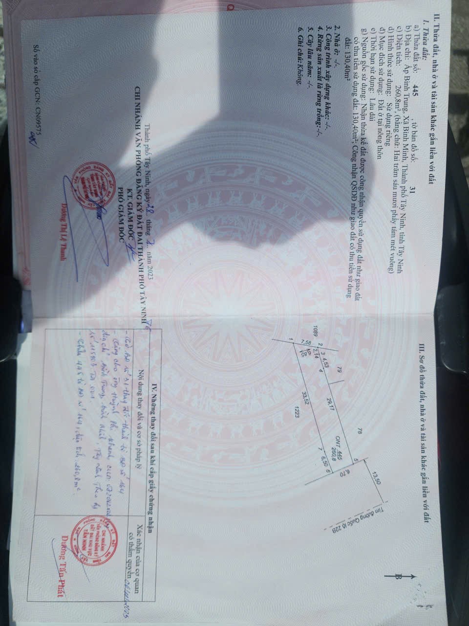 ĐẤT ĐẸP – GIÁ TỐT  – CHÍNH CHỦ CẦN BÁN 2 Lô Đất Tại Ấp Bình Trung, Xã Bình Minh, Tp Tây Ninh, Tây 15978398