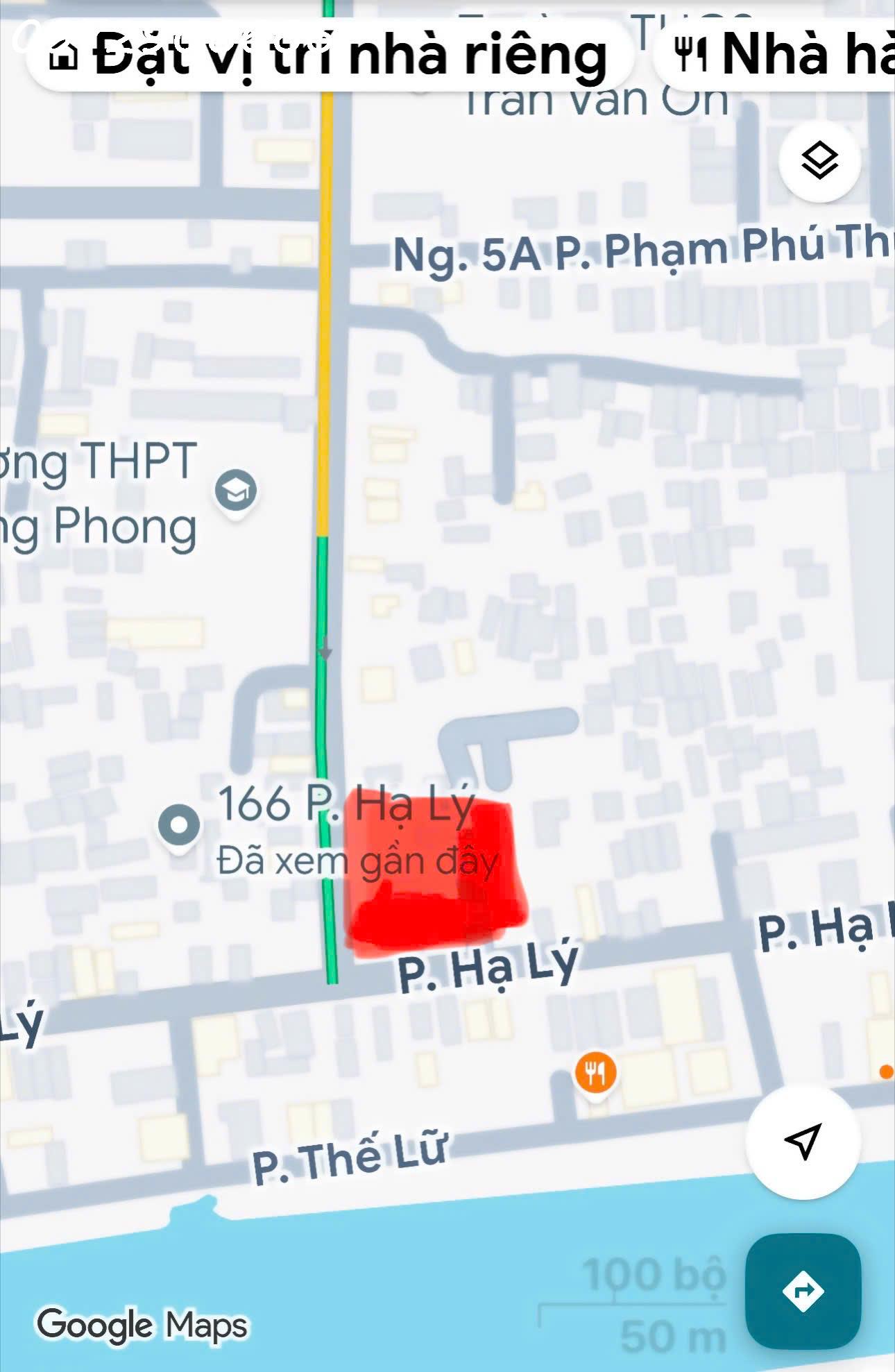 Bán nhà 65,6m² full thổ cư ngang 8,3m giá 9.5 tỷ tại Đường Phạm Phú Thứ, Hồng Bàng 15978537