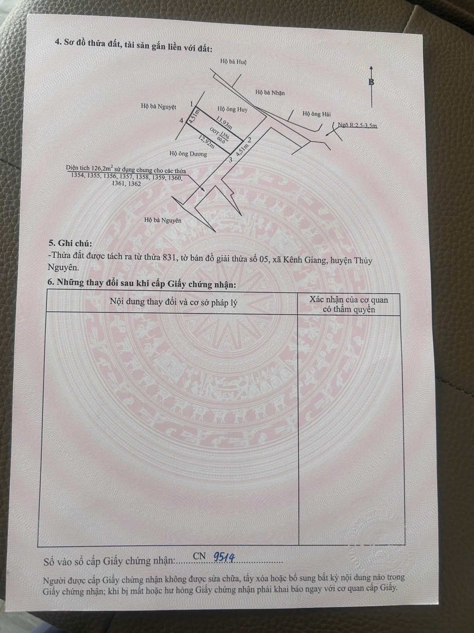 CƠ HỘI ĐẦU TƯ ĐẤT PHÂN LÔ GIÁ TỐT TẠI KÊNH GIANG – THUỶ NGUYÊN 15978575