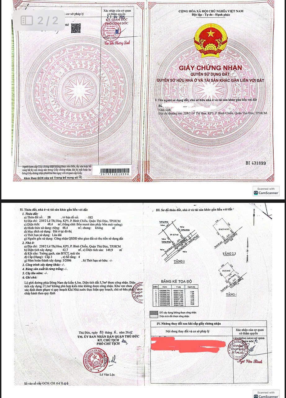 NHÀ 4 TẤM ĐẸP – GIÁ TỐT  – CHÍNH CHỦ CẦN BÁN Tại Lê Thị Hoa, Bình Chiểu, Thủ Đức - Giáo sứ Khiết Tâm 15978696