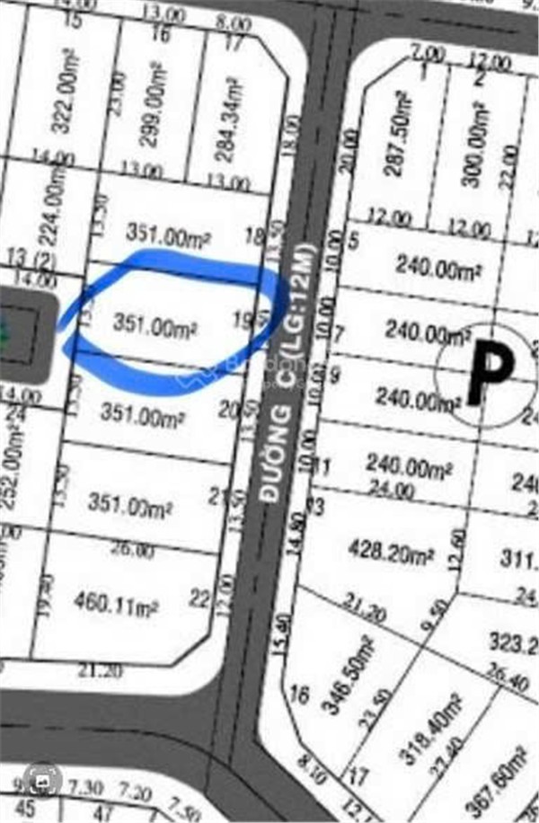 HOT HOT - CẦN BÁN LÔ ĐẤT 2 MẶT TIỀN TẠI Đường Đường C, Phường Thạnh Mỹ Lợi, Q.2, Hồ Chí Minh 15978737