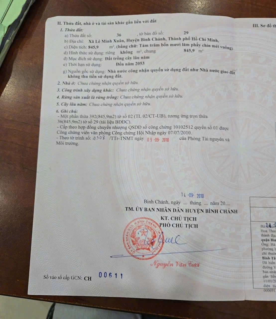 NHÀ ĐẸP – GIÁ TỐT –CHÍNH CHỦ CẦN BÁN NHÀ TẠI 583 Võ Hữu Lợi , xã Lê Minh Xuân, Bình Chánh, HCM 15978759