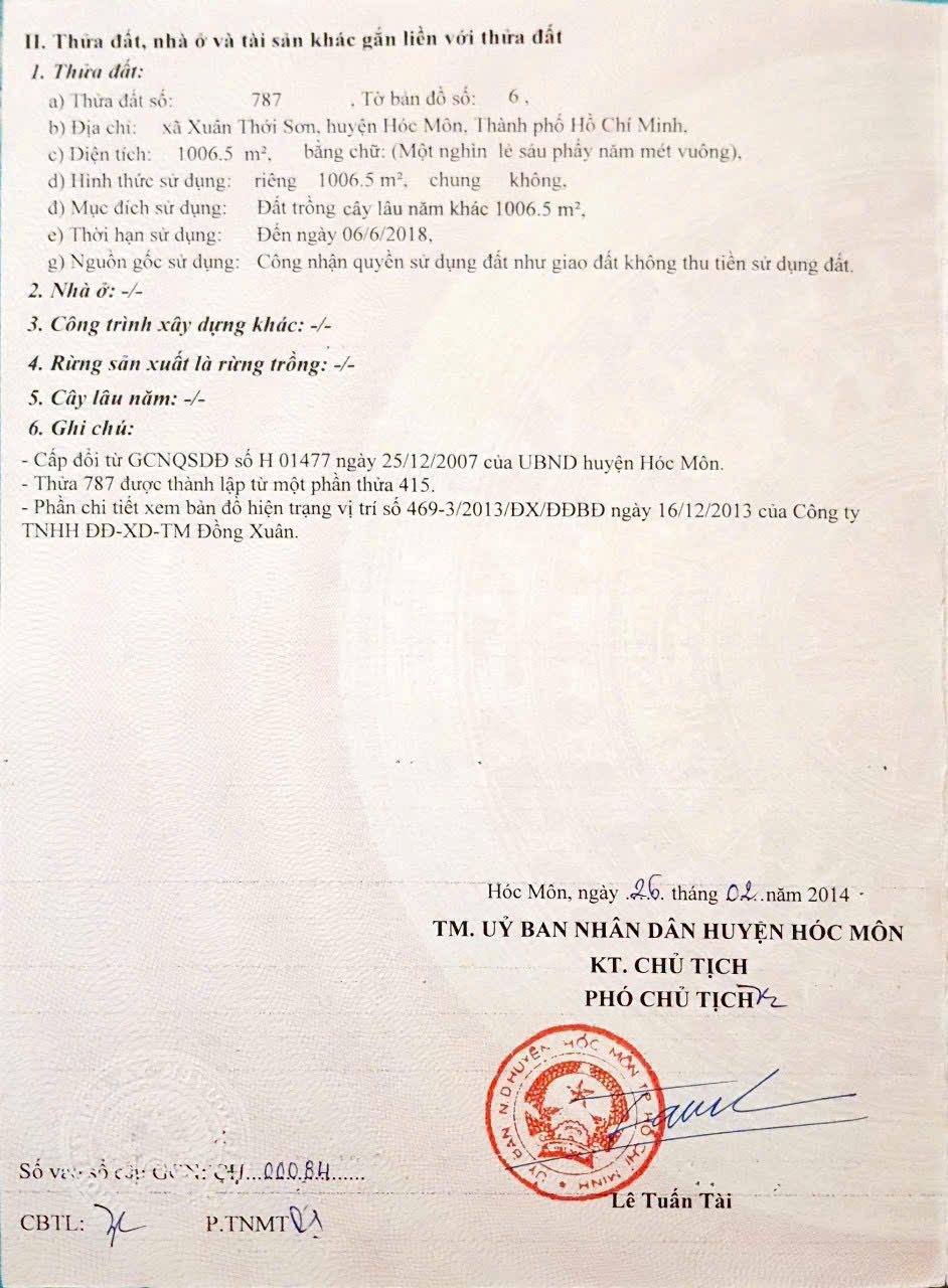 RA GẤP 2 LÔ LIỀN KỀ MẶT TIỀN XUÂN THỚI SƠN 03 – SÁT VÀNH ĐAI 3 – 1.006M²/LÔ 15978841