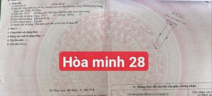 🔴💥Bán đất đường Hòa Minh 28 - Khu B Phương Trang 15978975