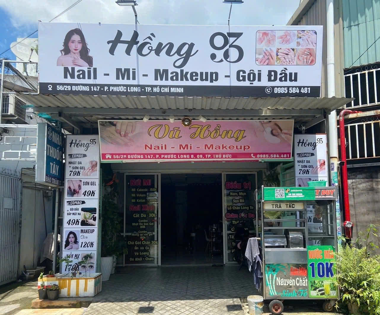 SANG NHƯỢNG TIỆM NAIL – MI – GỘI ĐẦU - HOẶC CHO THUÊ LẠI MẶT BẰNG - P.PHƯỚC LONG 15979039